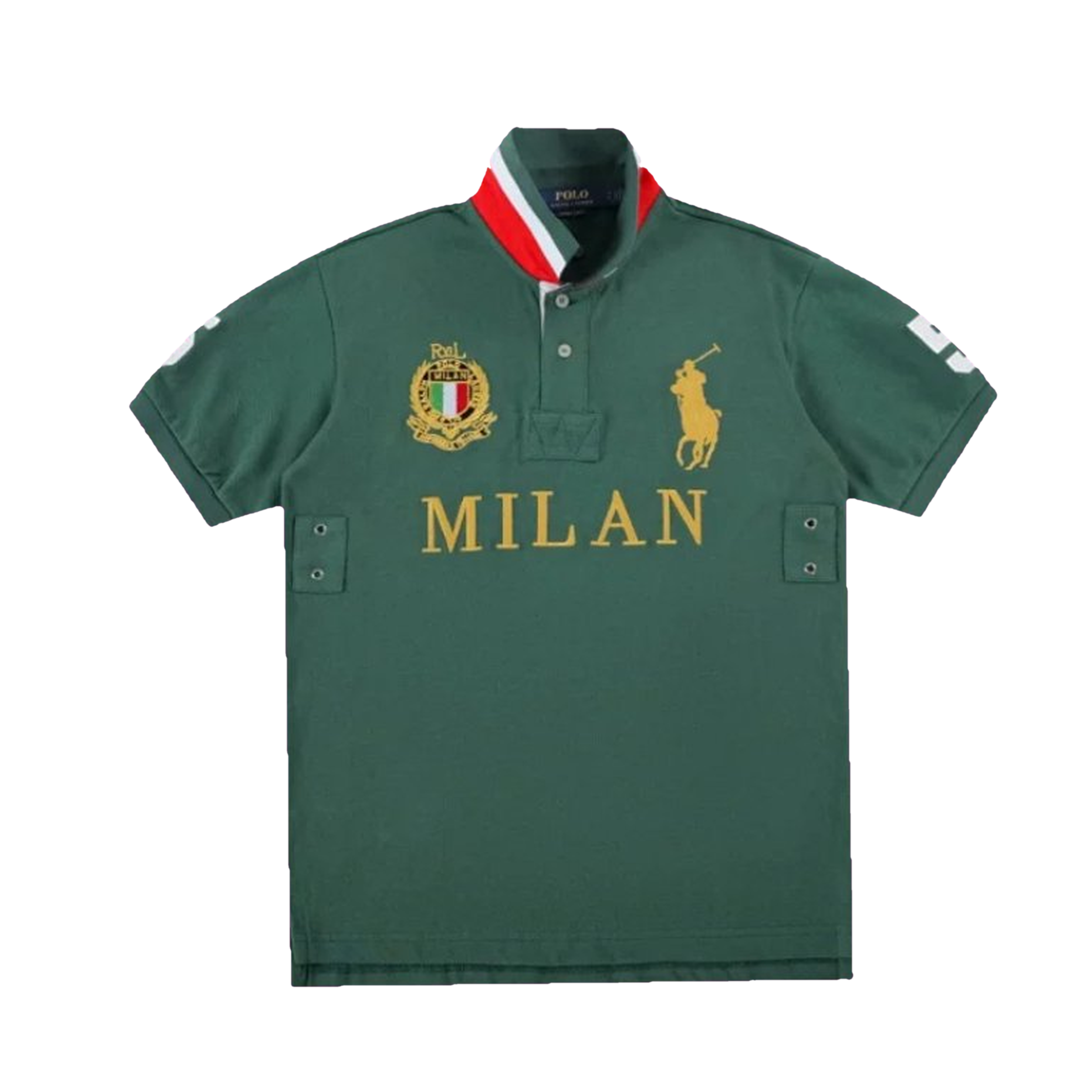 Polo Ralph Lauren Custom Fit Big Pony City Polo Milan Green